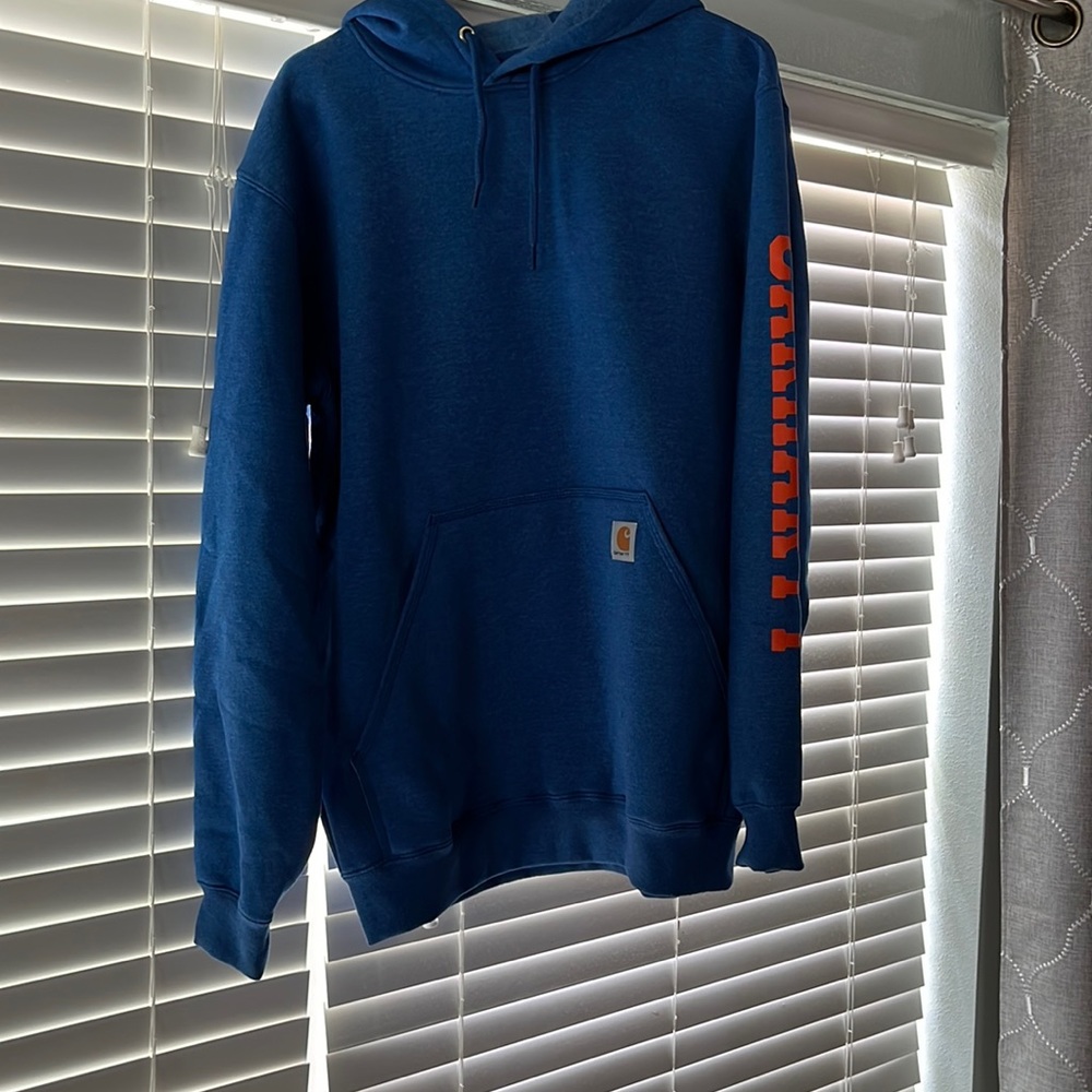 Carhartt blue mid weight sweatshirt
